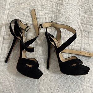 Jimmy Choo Black Strappy Heels